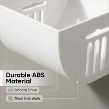 [4/8pcs Non Perforated Garbage Bag Storage Rack]- Adjustable Gap Kitchen Storage Rack, Suitable For Garbage Bags, Cling Film, Umbrellas, Rolling Pin Storage Rack, Cling Film Shelf, Kitchen Shelf, Sink Storage Rack, Closet Kitchen Organizer, Kitchen Storage And Organization, Kitchen Small Tools, Kitchen Storage Container,Mother's Day,Gift For My Mother - Multicolor - View 4