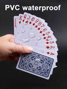 Waterproof PVC Playing Cards Set - Unique Stylish Design, Durable & Flexible, Perfect For All Card Games & Outdoor Entertainment | Ideal Holiday Gift, Festival Present For Family & Friends (Standard Size) - Multicolor - View 5