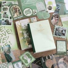 Scrapbooking Supplies Kit, Vintage Botanical Aesthetic Scrapbook Kit Bullet Junk Journal, Stationery, A6 Grid Notebook, Flower Journaling Supplies, Birthday Teen Women - 詩 - 查看 6