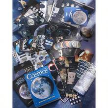 Vintage Scrapbook Kit346pcs Bullet Junk Journal Kit With Journaling/Scrapbooking Supplies, Stationery, A6 Grid Notebook With Graph Ruled Pages, Teen Women - Vintage - Cosmos - View 3
