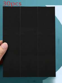 30片矩形自粘超薄空白磁条，不留残胶，易于移除、拆卸和移动；适用于冰箱、墙壁、玻璃面板、DIY工艺品、婚礼、家居、办公室、黑板/白板（用于公开讲座）、节日派对装饰，兼容不锈钢表面和白板；多用途设计，活动策划用品。 - 彩色 - 查看 11