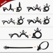 Nilight 380 clips de retención de coche y removedor de sujetadores con 12 tamaños más populares, juego de remaches de pasador de empuje automático para puerta - 60 clips de enrutamiento de telar de alambre - Ver 6