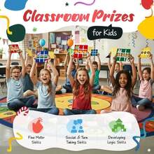 JoyCat 24 Pack Tic Tac Toe Board Game,Christmas Party Favors For Kids 3-5 4-8 8-12,Classroom Prizes For Goodie Bag Stuffers,Gifts For Students With Envelope,Easy To Store - ColorA - 查看 3
