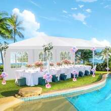 10'x30' Opy Party Tent Wit 6 Re Sides Outdoor Event  S BBQ Parties Patio Camping Gazebo Of W - 10x30 - 查看 2
