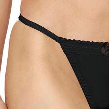 Vicky Form Moderno Tanga Mujer - Negro - Ver 4