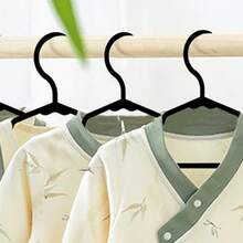 20pcs Plastic Shirt Hangers, Short Neck Shirt Hangers, Z-Shaped Shirt Hangers 30cm, Slim Lightweight Coat Hangers For Shirts Hoodies Jackets Dresses, Space-Saving Non-Slip Closet Organizers For Home Dorm Apartment, Baby Kids And Adult Wardrobe, Travel-Friendly Multi-Purpose Hangers For Seasonal Closet Refresh, Gift-Ready Back-To-School And Holiday Closet Makeover, Easy-Store Stackable Design - Multicolor - View 4