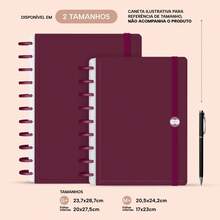 Disco Notebook + Iscool Hardcover 140 Sheets Smart Solid Colors - Redwood - View 2