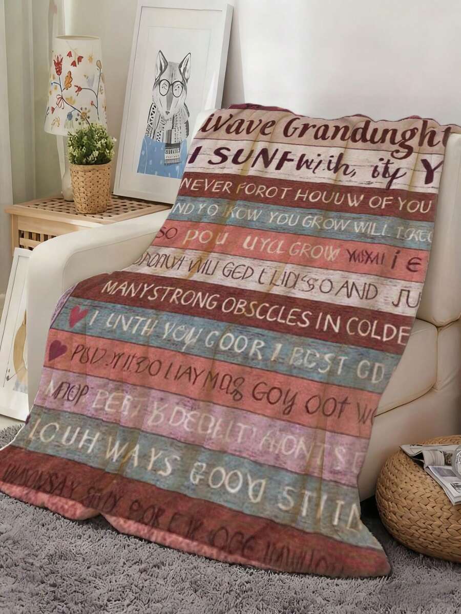 Comfortable Flannel Blanket - Soft, Reversible, Suitable All Seasons. Perfect Sofa, Bed, Office, And Travel - Ideal Gift Pet Lovers Stocking Stuffers Adults - Multicolor - View 1