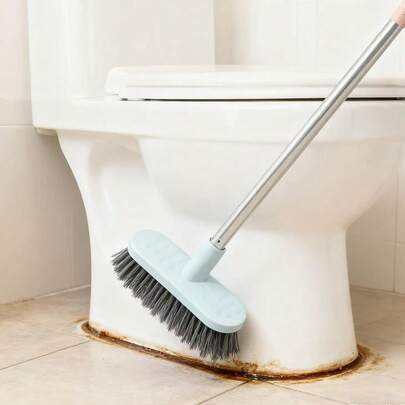 1/2 件装浴室地板清洁刷，地板刷工具，瓷砖缝隙刷，长柄瓷砖刷，墙面清洁马桶刷，地板刷，硬毛刷，马桶刷，地板刷，浴室卫生间家用硬毛清洁刷，瓷砖清洁刷