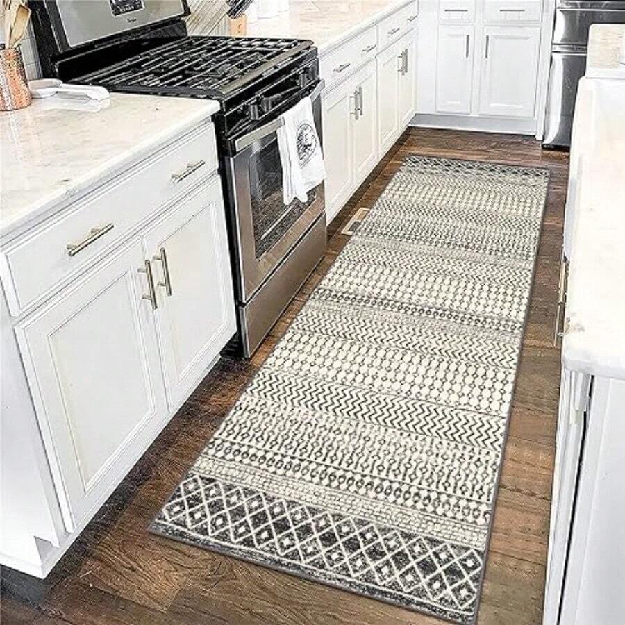 TTJM Moroccan Washable Runner Rug 2x6 Ultra Soft Non-Slip Vintage Boho Hallway Kitchen Runner Rug Floor Carpet For Bedroom Bathroom Laundry Living Room - 2x6Runner - View 1