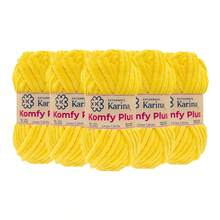 ESTAMBRE KOMFY PLUS PAQ 5 MADEJAS 100 GRS C/u COLOR POR PAQUETE ESTAMBRES KARINA - 39 Mango - Ver 1