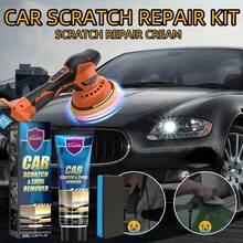 1-Pack Universal Car Scratch Repair Kit - A Multi-Purpose Car Paint Scratch Remover With Polishing Wax And Microfiber Sponge. Easy To Use, Restores Original Shine, And Compatible With All Paint Colors. - 1 set - 查看 1