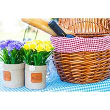 Picnic Table Cover Blue Checkered Elastic On The Corner For Folding Table 6ft 30inchx72inch Outdoor TableCloths Waterproof Stay Put Party Plastic Tablecloth Birthday,One-Size,Blue&WhiteChecker72inchx30inchRectangular - Kotak-kotak Biru & Putih 72 inci x 30 inci Persegi Panjang - View 6