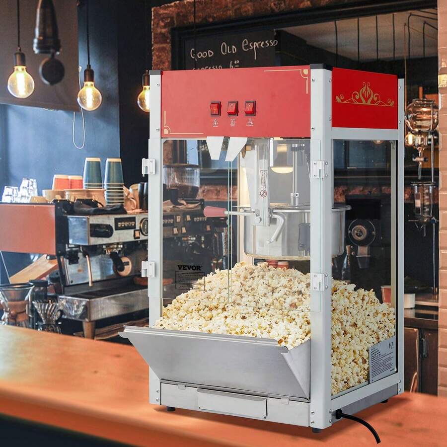 Macchine per popcorn - 850W 8 oz Kessel 48 Tassen - Visualizzare 1
