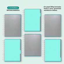 Disco Notebook + Iscool Hardcover 140 Sheets Smart Solid Colors - Blue Topaz - View 6