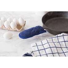DII Everyday Kitchen Basic Juego de 3 aislantes de calor para sartén, de toalla, 100% algodón, apto para lavar en lavadora, para uso diario en la cocina, negro(Mango de cacerola Nautical Blue) - Multicolor - Ver 4