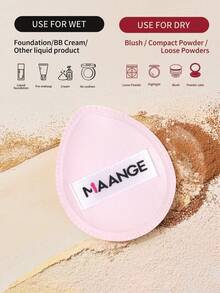 MAANGE 5/10 miếng bông trang điểm mini thoải mái, dễ sử dụng, phù hợp cho trang điểm mặt hàng ngày, có thể dùng để tạo khối, trang điểm mắt và khóe mắt, phụ kiện trang điểm và quà tặng cho bạn bè, quà khuyến mãi, đồ dùng du lịch giá rẻ, vật dụng cần thiết khi đi du lịch. - Hồng - Xem 9