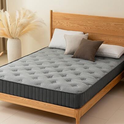 Good Nite Memory Foam Sprung Hybrid Mattress 18cm Single Small Double Double King 90x190 120x190 135x190 150x200 H6 Firm Support Pressure Relief Breathable Fire Resistant Bed Mattress For Adults Couples Guests