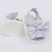 Baby Sandals For Newborn Girls With Bows And Comfortable - 白色 - 查看 1