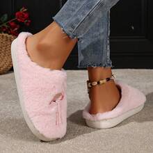 Neue bequeme Flamingo Lässig süße Stoff Cartoon Hausschuhe für Innenräume, Herbst/Winter Thermohausschuhe - Pink - Übersicht 9