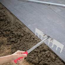 Gartenblatt Rake Garden Tool High Potence potente cosas robustas de acero inoxidable robusto para el aflojamiento de la gestión de la tierra a partirGarden Rakes - como en la foto - Ver 3