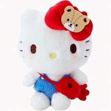 1pc Sanrio Hello Kitty, My Melody, Kuromi, Cinnamoroll Plush Keychain, Cute Plush Pendant Decoration For Backpack, Bag, Holiday Gift - Multicolor - View 7