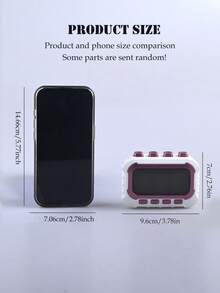 Máy chơi game mini Finger Music, Đồ chơi trẻ em có đèn và nhạc, Chế độ chơi nhịp điệu đa dạng, Tương tác giữa cha mẹ và con cái, Quà tặng cho bé trai và bé gái, Quà tặng Giáng sinh, Phụ kiện ngẫu nhiên, Không bao gồm pin - Nhiều màu - Xem 9