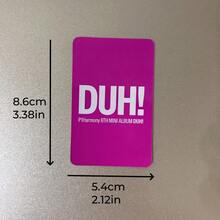 P1-Album Harmony DUH Ảnh Cá Nhân - In Hai Mặt, Cán Màng Bóng K4 LOMO Card | Quà Tặng Sưu Tầm Cho Người Hâm Mộ Và Bạn Bè | KEEHO, THEO, JIUNG | Fangoods - Nhiều màu - Xem 7