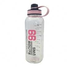 Garrafa de Água Academia Esportiva 1700ml  de hidratação saúde - Rosa - Visão 2