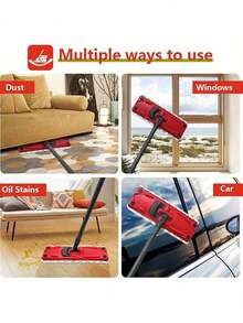 Compatible With UltraMax XL Dry Wet Dual-Use Flat Mop Head, Household Ultra-Fine Fiber Mop Replacement Cloth - Multicolor - View 9