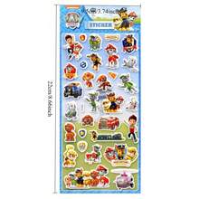 Paw Patrol 1pc Random Cartoon 3D Bubble Sticker, Preschool Reward Sticker For Drawing Notebook - Multicolor - View 2