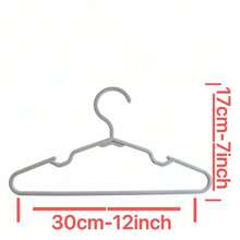 20pcs Plastic Shirt Hangers, Short Neck Shirt Hangers, Z-Shaped Shirt Hangers 30cm, Slim Lightweight Coat Hangers For Shirts Hoodies Jackets Dresses, Space-Saving Non-Slip Closet Organizers For Home Dorm Apartment, Baby Kids And Adult Wardrobe, Travel-Friendly Multi-Purpose Hangers For Seasonal Closet Refresh, Gift-Ready Back-To-School And Holiday Closet Makeover, Easy-Store Stackable Design - Multicolor - View 2
