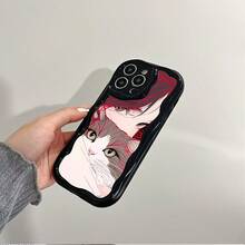 Funda de Teléfono Suave con Impresión de Olas Crema para X a la Serie 16, Funda de Teléfono a Prueba de Golpes, Regalo Lindo para Chicas, Funda de Teléfono con Olas Crema, Funda de Teléfono de Navidad, Funda de Teléfono de Halloween, Funda de Teléfono Linda, Regalo de Vacaciones, Diseño de Moda, Funda Elegante, Impresión, Funda Duradera, Cubierta a Prueba de Golpes, Amantes de, Chicas Adolescentes - Negro - Ver 4