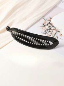 1pc Large Hair Volume Amber Banana Clip Ponytail Clip French Elegant High Skull Top Hair Clip Twist Clip,Y2K,Travel Essential,Hair Accessories,Clips For Hair,Cute Girly Stuff,Gifts For Women,Women's Accessories, Winter And Autumn, Hair Styling Tools, Curling Tools, Versatile Accessories,Everyday Accessories., Head Accessories - Multicolor - View 6