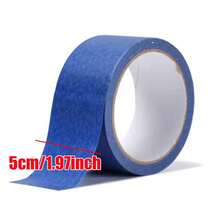 Niebieska taśma malarska, 0,59 cala, 0,79 cala, 1,18 cala, 1,57 cala, 1,97 cala, wielorozmiarowa taśma malarska, samoprzylepna taśma papierowa do użytku domowego