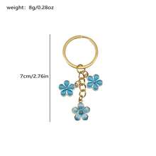 1-3pcs Fresh Minimalist Artificial Flower Keychains, Casual Cute Sakura Combination Key Chains, Great As Small Gifts For Friends, Excellent Decoration For Car Keys, Earphones, Phones