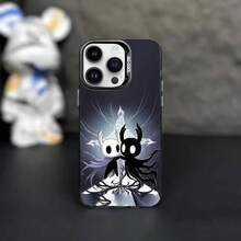 Funda de teléfono Game H-Hollow K-Knight para 17,16,15,14,13,12,11,Pro,MAX, cubierta negra mate a prueba de golpes - Z5 - Ver 12