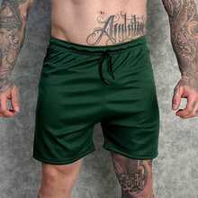 Set Of 3 Men's 2-In-1 DryFit Shorts For Running, Gym, Training, And Running With Cell Phone Pocket - 3 Green - View 3