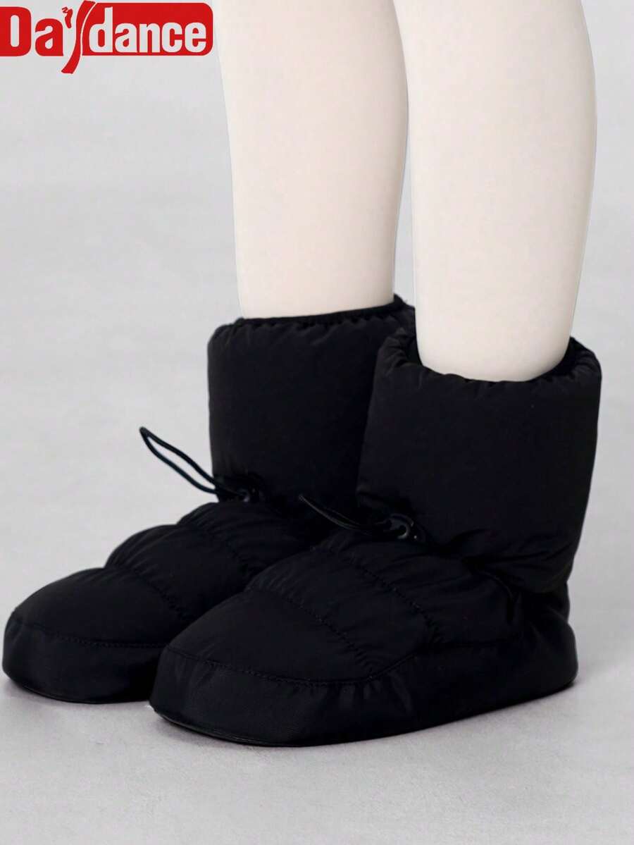 Daydance Winter Warming Up Ballet Shoes For Women Ladies Dance Shoes Warm Ballerina Boots Exercises