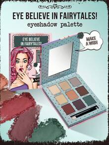 MISSLYN Fairy Tale Eyeshadow Palette, 9 Color Eyeshadow Combo With Mirror And Eyeshadow Brush, Matte, Shimmer And Glitter Eyeshadows, High Pigmentation, Long-Lasting, Easy To Blend, Fine Powder Texture, Vegan, Cruelty-Free - #1 Ước một điều ước - Xem 6