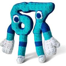 4个“偷走你的大脑”毛绒玩具，67英寸表情丰富的毛绒抱枕娃娃，可爱玩具，粉丝礼物，男女皆宜，生日礼物 - 彩色 - 查看 15