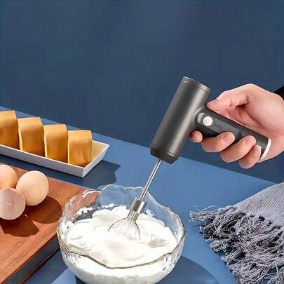 Máy trộn cầm tay không dây, Máy trộn điện, Máy đánh trứng điện, Máy tạo bọt sữa, Máy trộn kem làm bánh tại nhà, Máy trộn bằng thép không gỉ, Máy trộn dụng cụ nhà bếp Giáng sinh, Máy trộn, Máy tạo bọt sữa, Nhà bếp, Phụ kiện nhà bếp, Máy xay sinh tố mini, Máy xay sinh tố, Máy xay sinh tố cầm tay, Máy làm sinh tố di động