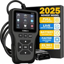 OBD2 Scan Tool Diagnostic Scanner, Engine Fault Code Reader With Reset Function, Supports Mode 6, Mode 8 And I/M Readiness Test, Automatically Check Engine Light, Compatible With All OBDII Vehicles Manufactured After 1996