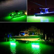 12V-24V LED Submersible Underwater Fishing Light -LED Night Bait Detector Attracts Fish, Crabs, Shrimp, Squid ,Durable Saltwater-Resistant Design - Transparent - View 7