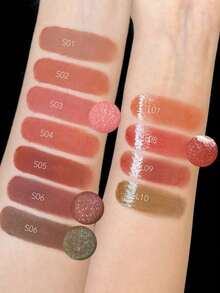 GIRLCULT Velvet Matte Lipstick S03 Misty Petal, Soft Focus Effect, Brightening, Luxurious Makeup, Lightweight Smooth Texture, No Heavy Feel, Easy To Apply, High Color Payoff, Long-Lasting, Nourishing Lips, Gift Set - S03 Foggy Petal - 查看 3