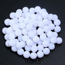 Gói 100 hạt 8mm kết cấu nhung nhiều màu, hạt trang sức màu đỏ tía cổ điển tự làm cho vòng tay, vòng cổ, hoa tai, đồ trang trí cây thông Noel, đồ thủ công, mặt dây chuyền, phụ kiện - Da lộn tròn - Xem 15