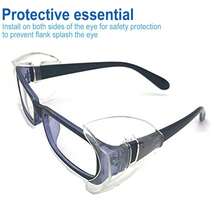 Glasses Side Shields, Slip On Side Shields, L Size Fits Medium To Large, M Size Fits Small To Medium Eyeglasses Frames,Black-L - Black-l - View 9