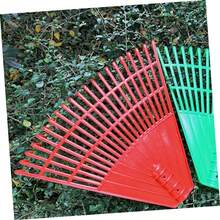 Grass Rake Tools Yard Rake Heavy Duty Lightweight Yard Rake Grounds Keeper Rake Rakes for Lawns Pine Needle Rake Garden Rake Lawn Tool Leaf Rake Red Artificial Grass Manual PlasticGarden Rakes