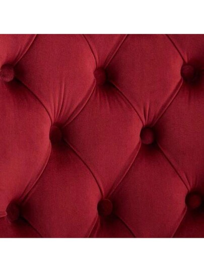 Nikki Collection Modern, High End Tufted Solid Wood Contemporary Fluwelen Upholstered Dining Stoel Legs Nailhead Pcs Set, Beige, DE2001BG view 7