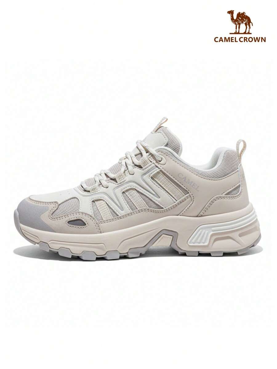 CAMEL CROWN Women's Outdoor Hiking Shoes, Anti-Slip Breathable Sports Climbing Boots, Waterproof - Beige Moonlight Gray - View 1